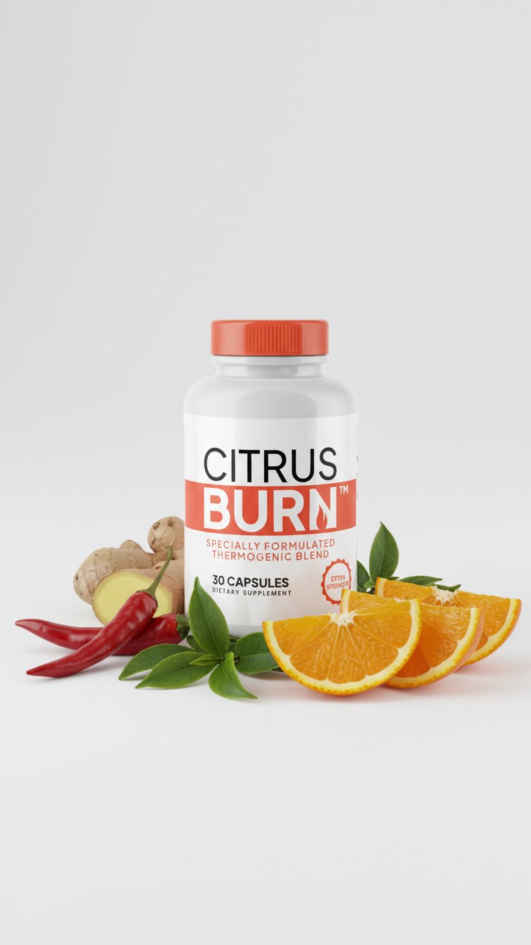 CitrusBurn with Seville orange, ginger and red pepper ingredients